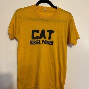 CAT diesel power - Vintage - tshirt - size listed as “Medium 38-40”